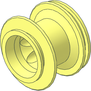 Wheel Rim 23 x 22 Offroad with Axlehole