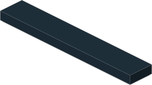 ~_Tile  1 x  6 Black (Obsolete)