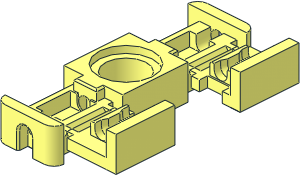 Technic Flex-System Pin Connector Double (Open)