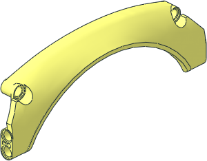 Technic Panel 15 x  2 x  5  Mudguard Arched with Rounded Top