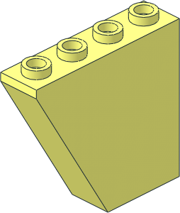 Slope Brick 60  4 x  1 x  3 Inverted