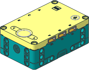 Electric Powered Up 6 Port Hub with Dark Turquoise Bottom Electric Powered Up 6 Port Hub with Dark Turquoise Bottom