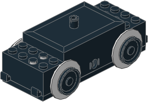 ~_Electric Train Motor 9V (Complete) Black (Obsolete)