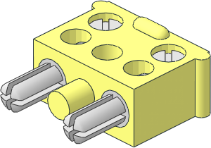 Electric Plug (Type 4) Twin with Centre Plastic Pin (Complete) Electric Plug (Type 4) Twin with Centre Plastic Pin (Complete)