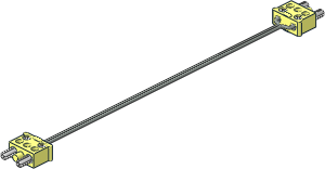 Electric Cable Grey with Plugs (Type 4) Twin with Centre Plastic Pin Electric Cable Grey with Plugs (Type 4) Twin with Centre Plastic Pin