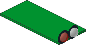 ~Electric Brick  2 x  4 x  1.333 Sensor Light - Circuit Board (Needs Work)