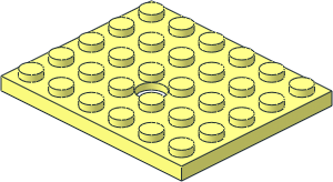 Plate  5 x  6 with Hole