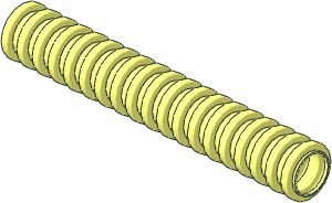 Technic Ribbed Hose  6L