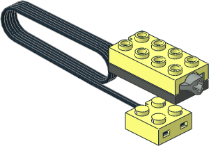 Electric Brick  2 x  4 Sensor Touch with Long Cable and Contact Brick