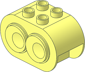 Duplo Brick 2 x 4 x 2 with Rounded Ends with Movable Eyes Duplo Brick 2 x 4 x 2 with Rounded Ends with Movable Eyes