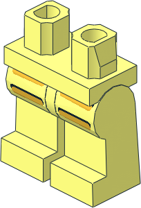 ~Minifig Hips and Legs with Astro Pattern (Obsolete) ~Minifig Hips and Legs with Astro Pattern (Obsolete)