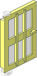 =Door  1 x  4 x  5 Left with  6 Panes with TransClear Glass