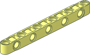 Technic Beam 11 with Alternating Holes