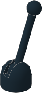 ~_Hinge Control Stick and Base (Complete) Black/Black (Obsolete) ~_Hinge Control Stick and Base (Complete) Black/Black (Obsolete)