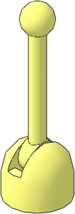 Hinge Control Stick Base with Control Stick