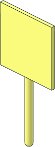 Roadsign Square without Base Roadsign Square without Base