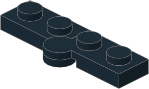 ~_Hinge Plate 1 x 4 (Complete) Black (Obsolete) ~_Hinge Plate 1 x 4 (Complete) Black (Obsolete)