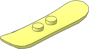 Minifig Snowboard  2 x  6