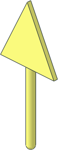 Roadsign Triangular without Base Roadsign Triangular without Base