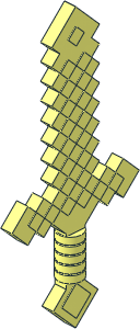 Minifig Sword Blocky