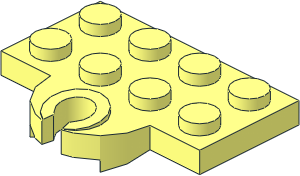 Plate  2 x  4 with Magnet Holder