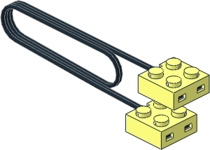 Electric Bricks  2 x  2 x  0.667 Extension Wire