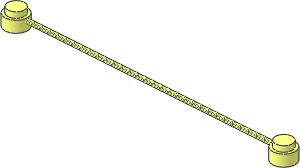 String Braided 11L with End Studs