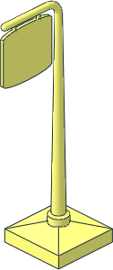 Signpost Cantilever with Suspended Sign Signpost Cantilever with Suspended Sign