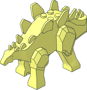 Animal Dinosaur Body Stegosaurus (Complete) Animal Dinosaur Body Stegosaurus (Complete)