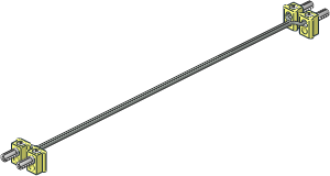Electric Cable Grey with Plugs (Type 4) Single