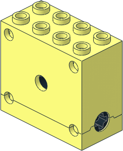 Technic Gear Block  2 x  4 x  3