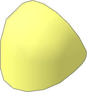 ~Minifig Helmet Visor Space (Obsolete)