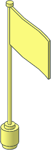 Flag on Flagpole Type 3