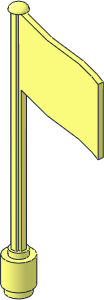 Flag on Flagpole Type 4