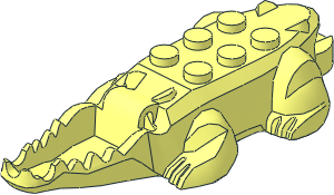 Animal Crocodile  4 x  9 Body