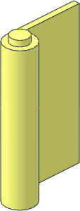 Door  1 x  3 x  4 Right with Vertical Handle