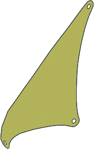 Sail 17 x 21 Triangular (Formed Shape 2)