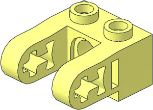 Technic Brick  1 x  2 with Two Liftarms