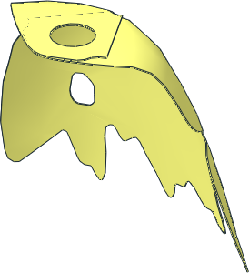 Minifig Cape Cloth with Holes and Tattered Edges (Formed) Minifig Cape Cloth with Holes and Tattered Edges (Formed)
