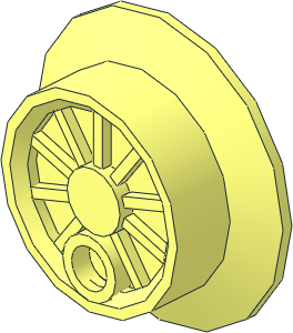 Wheel Train for 12V Electric Motor