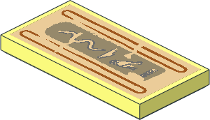 Tile 2 x 4 with Hieroglyphs (Snake on Top) Sticker Tile 2 x 4 with Hieroglyphs (Snake on Top) Sticker