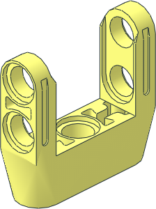 Technic Connector Toggle Joint Double with Axle and Pin Holes