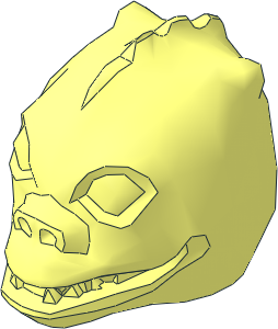 Minifig Head Trandoshan