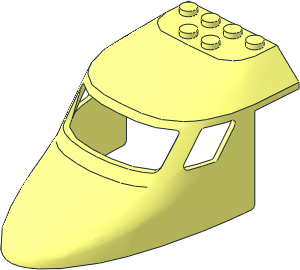 Plane Front  6 x 10 x  4