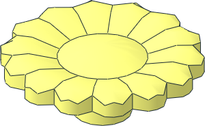 Scala Clip-On Flower