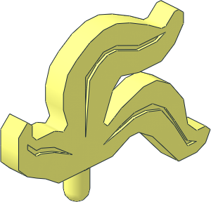 Minifig Plume Triple