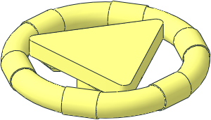Minifig Ring with Triangle Minifig Ring with Triangle
