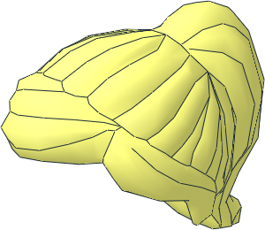 Minifig Hair with Ponytail and Swept Sideways Fringe