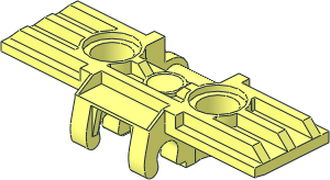 Technic Chain Tread 5 Wide Reinforced