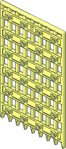 Door 1 x 8 x 12 Castle Gate Portcullis Door 1 x 8 x 12 Castle Gate Portcullis